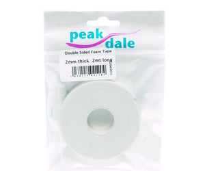 DOUBLE SIDED FOAM TAPE 2mm thick for card craft & decoupage