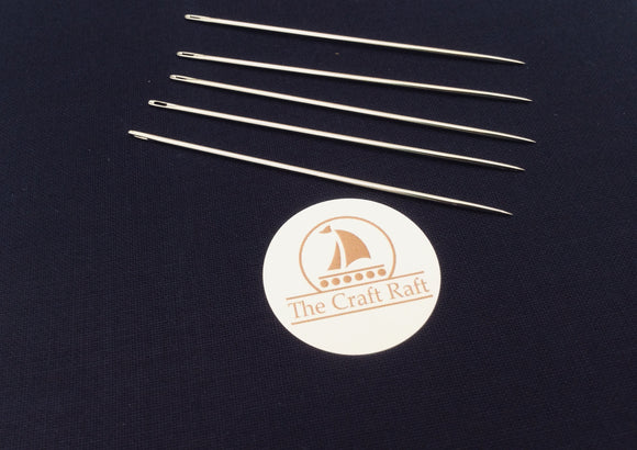 5 x Large Book Binding needles