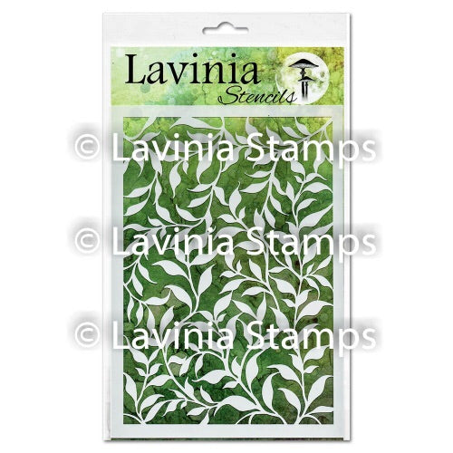 Lavinia Stamps - Large Background Stencil - Laurel